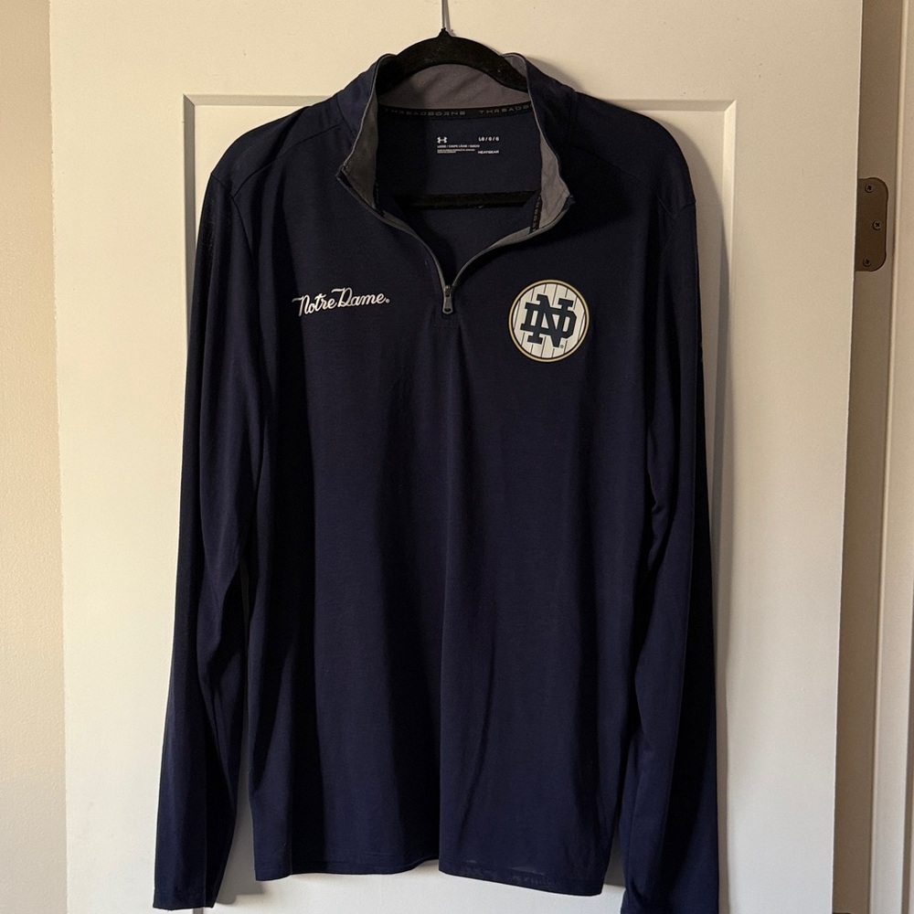 Under Armour Navy Zip-Up Sweater